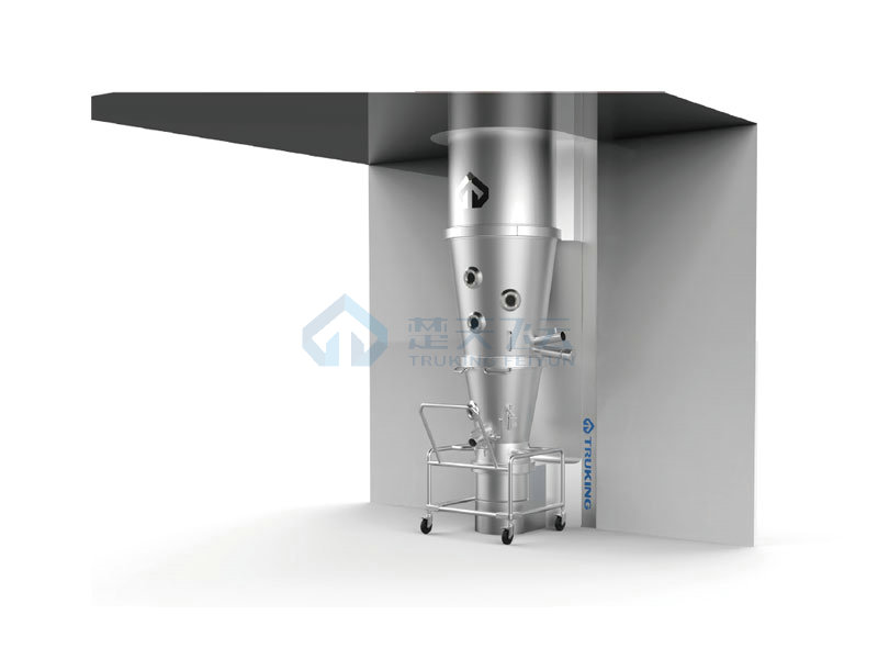 TV series fluidized bed granulator